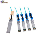 20m 30m MFA7A50-C020 MFA7A50-C030 Mellanox Compatible 100G QSFP28 to 4 x 25G SFP28 Ethernet Active Optical Breakout Cable